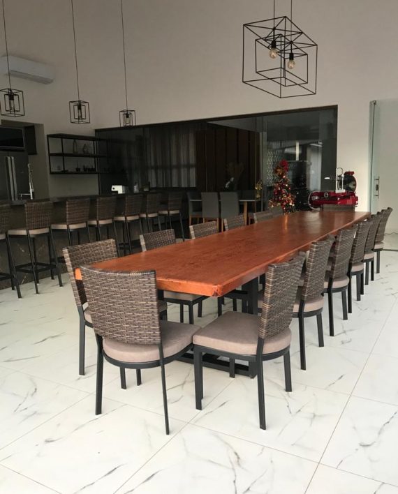 Cadeira Itapema em aluminio pintado – Fibra Sintética (2)