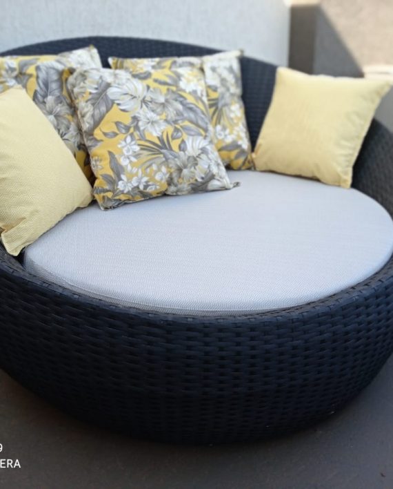 Chaise Sao Paulo em aluminio – Fibra Sintética