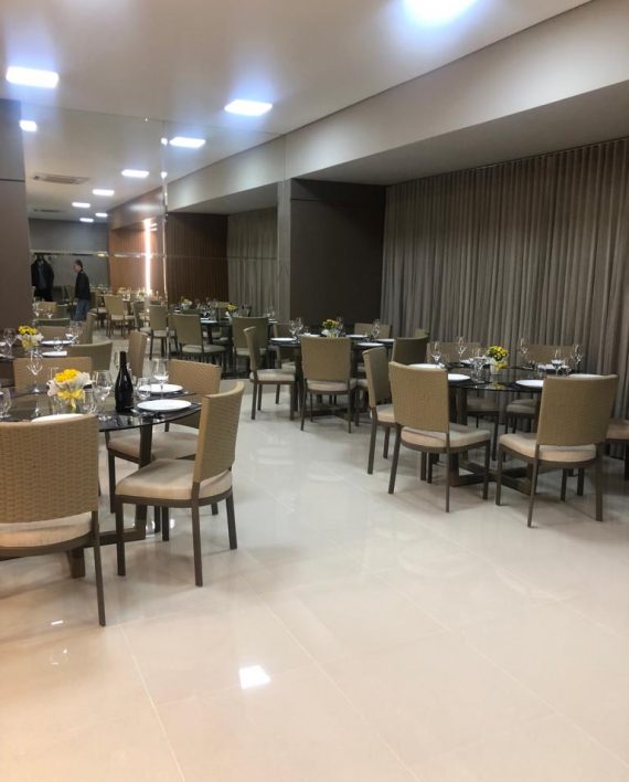 Conjunto Itapema em aluminio pinatado Fibra Coex .