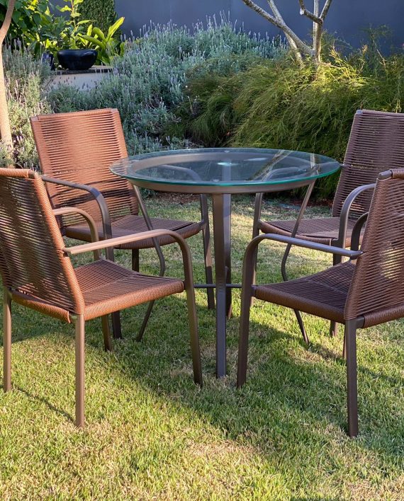 Conjunto Parati em aluminio pintado -Corda Sintética