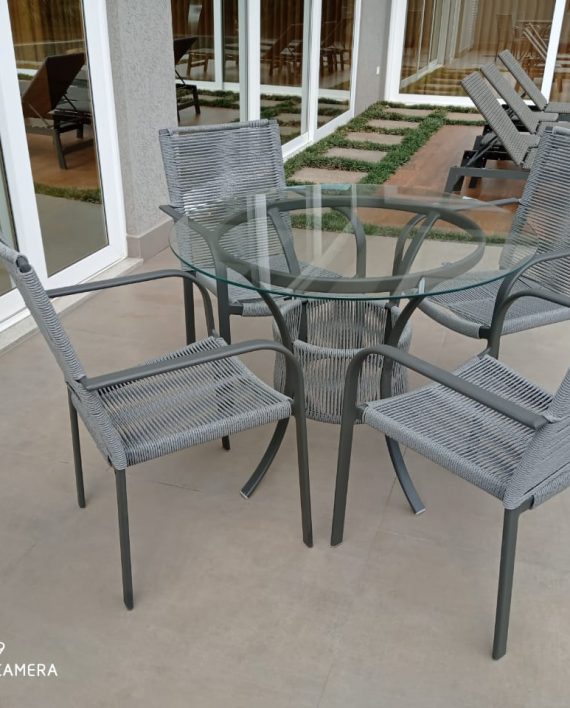 Conjunto Parati em aluminio pintado- Corda Sintética