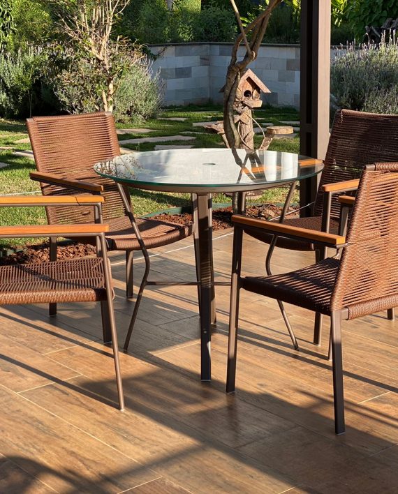 Conjunto Parati em aluminio pintado- Corda Sintética.