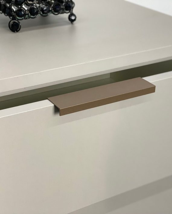 PUXADOR CLEAN RETO OURO ENVELHECIDO