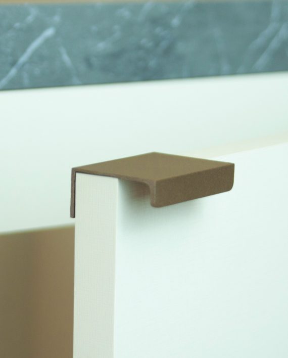 PUXADOR MINI CLEAN CHAMPANHE