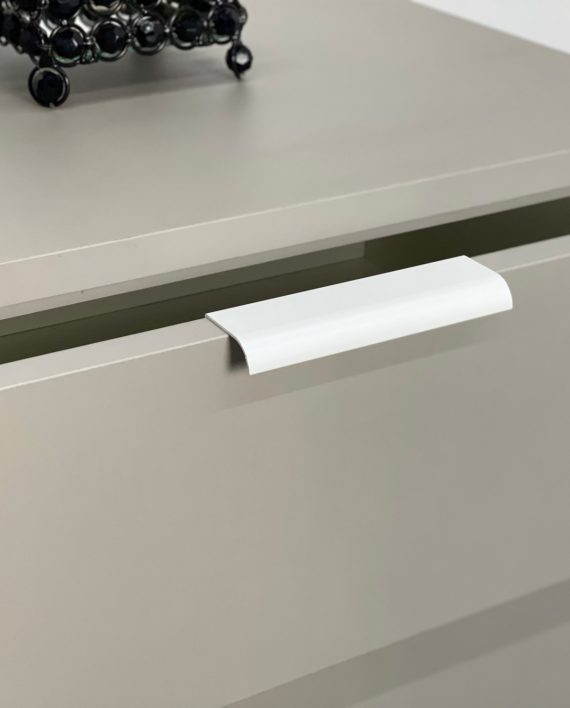 PUXADOR WAVE RETO BRANCO