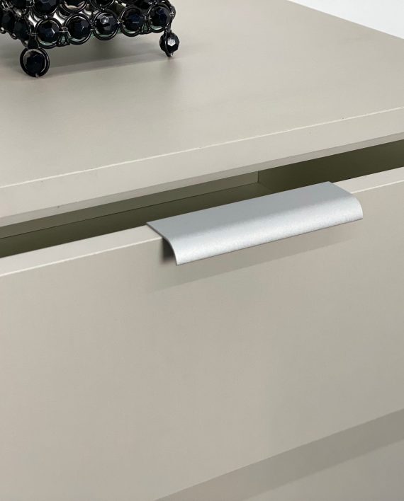 PUXADOR WAVE RETO PRATA